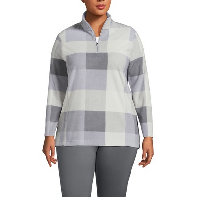 Lands' End Women's Anyweather Fleece Quarter Zip Pullover