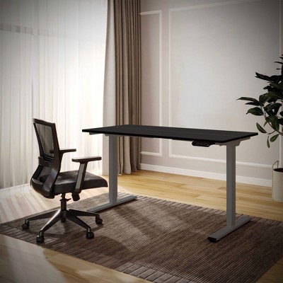 NicBex 55.12 Inch Electric Standing Desk,Dual Motor Adjustable Height Home Office Desk with Two-Piece Tabletop for Bedroom,Living Study Room