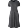 Lands' End School Uniform Women's Short Sleeve Ponte Dress - 3 of 3