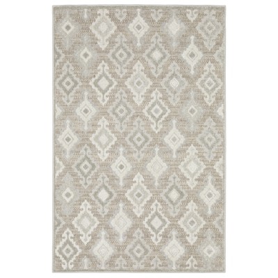 Oriental Weavers Tangier TAN08 Beige/ Grey Indoor Area Rug - 3'3" x 5'