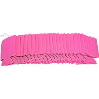 25 Premium Blank Beverage Insulators Can Coolers for Soda and Beverages (Pink)