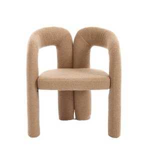 Anybear 2Pcs Upholstered Accent/Dining Chair /Barrel Side Chairs - 1 of 4