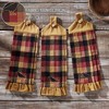 Heritage Farms Primitive Check Button Loop Tea Towel Set of 3 - 3 of 4