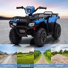 12V Kids Ride on ATV, Battery-Operated Car for Toddlers, High/Low Variable Speed Ride on Electric Vehicle with LED Light, Music, USB - 4 of 4
