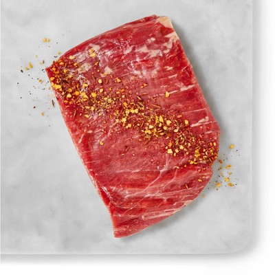 Fresh Beef Boneless Flank Steak Raw - 0.39-1.63lbs - price per lbs - Good & Gather™