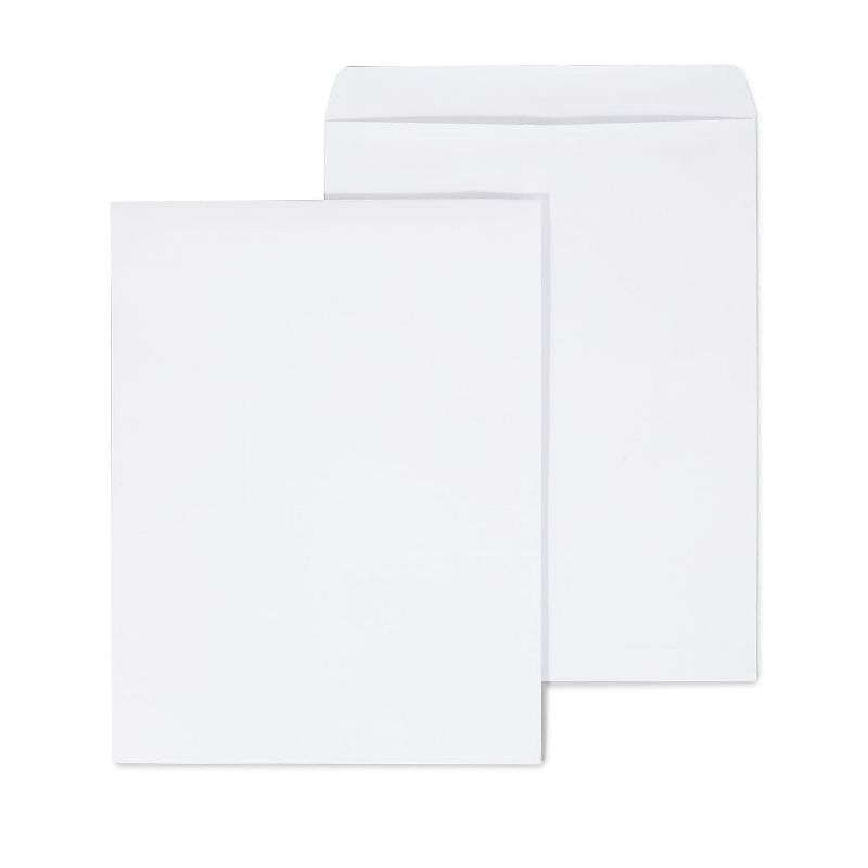 HITOUCH BUSINESS SERVICES Self Seal Catalog Envelopes 12" x 15.5" White 100/Box 609123/73142, 1 of 5