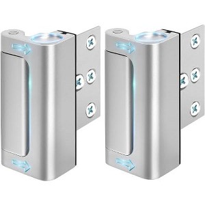 DOMETOUR Kids Safety Door Reinforcement Lock, 800 lbs Metal Flip Childproof Latch for Inward Swinging Doors, Home Security Front Bedroom - 1 of 4
