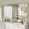 Apmir Rectangular Aluminum Alloy Framed and Tempered Glass Wall Bathroom Vanity Mirror in Matte Black/ Gold/ Silver/ Brown - 4 of 4