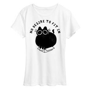 Women's - Instant Message - Cat Lovers Short Sleeve Graphic T-Shirt - 1 of 4