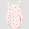Carter's Just One You® Baby Girls' Pineapple Textured Romper - Pink - 2 of 3