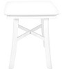Monarch Specialties Dining Table 30 inch Round Small Kitchen Dining Room White Veneer Wood Legs Transitional - 4 of 4