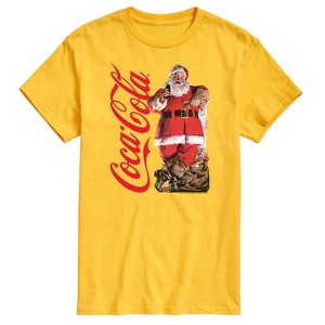 Men's - Coca-Cola - Vintage Santa With Presents Short Sleeve Graphic T-Shirt - 1 of 4