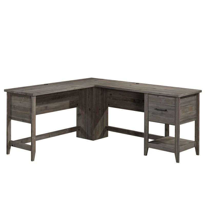 Summit Station L-Shaped Desk Pebble Pine - Sauder: Modern Home Office Furniture with File Storage & Cord Management, 1 of 9