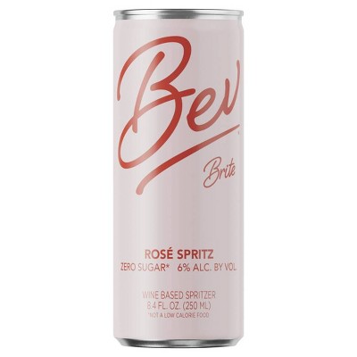Bev Brite Rosé Wine - 4pk/250ml Cans