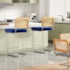 FURNIinspire Dining Chair, Counter Height Bar Stools Set of 2, Bar Chairs and Stools, Armless, Ideal for Kitchen Islands, Blue, 18.9"*17.7"*39.4" - 3 of 4