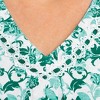 Collections Etc Stylish 2-Piece Knit Floral Print Capri Pajama Set - 3 of 4