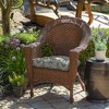 ARDEN Outdoor Wicker Chair Cushion, 20 x 18, Tufted Plush Cushion for Wicker and Rocking Chairs - 2 of 4