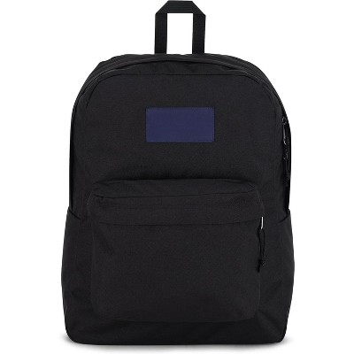 Attop Lightweight Bookbag with 1 Main Compartment, Front Utility Pocket with Built-in Organizer Black