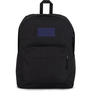 Attop Lightweight Bookbag with 1 Main Compartment, Front Utility Pocket with Built-in Organizer Black - 1 of 4