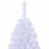 vidaXL Fake Christmas Tree White PVC Medium Adjustable Armrests - 4 of 4