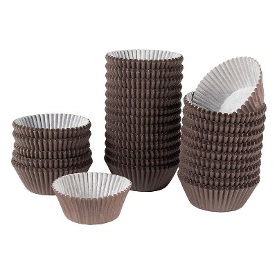 Juvale 1000 Pack Brown Cupcake Liners, Muffin Wrappers Baking Cups (2 x 1 in)
