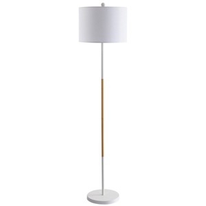 Melrose Floor Lamp - FLL4034 - White - Safavieh - 1 of 4