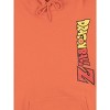 Dragon Ball Z Dragon Balls Long Sleeve Orange Hooded Sweatshirt - 3 of 4