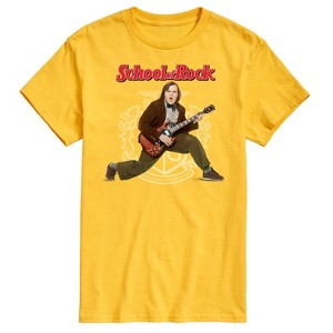 Men's - School of Rock - Dewey Finn Playing the Guitar Short Sleeve Graphic T-Shirt - 1 of 4