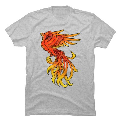 Men's Design By Humans Phoenix By Zeldy T-Shirt