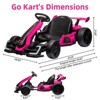 24V Kids Electric Drift Go Kart, 300W Motor, 8.5MPH, Adjustable Length, LED Lights, Drift/Sport Modes, EVA Tires - 2 of 4