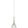 Elan Kabru 4 3/4"W LED Brushed Nickel Mini Pendant Light - 2 of 2