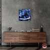 Notoriart Blue Brush Sneakers Wall Art Framed - 2 of 4