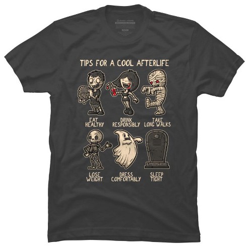 Men's Design By Humans Cool Afterlife By Letterq T-shirt : Target