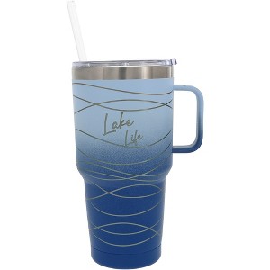 Pavilion Gift Company - Lake Life - 30 oz Travel Tumbler - Portable Drinkware - 1 of 4