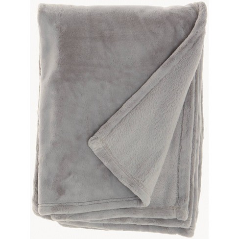 Grey discount mink throw