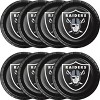 24ct Las Vegas Raiders Football Paper Plates - 2 of 3