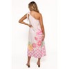 Petal and Pup Reagan One Shoulder Midi Dress - Pink - 3 of 4