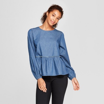 peplum tops target