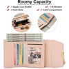 FATMOON Small Wallet for Women Leather RFID Blocking Card Holder Easy-to-Use Bifold with Zipper Coin Pocket & ID Window - 4 of 4