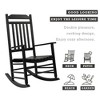 Kozyard High-Back Slat Rocking Chair Set – Solid Wood Rockers for Porch, Indoor, or Outdoor Use - 4 of 4