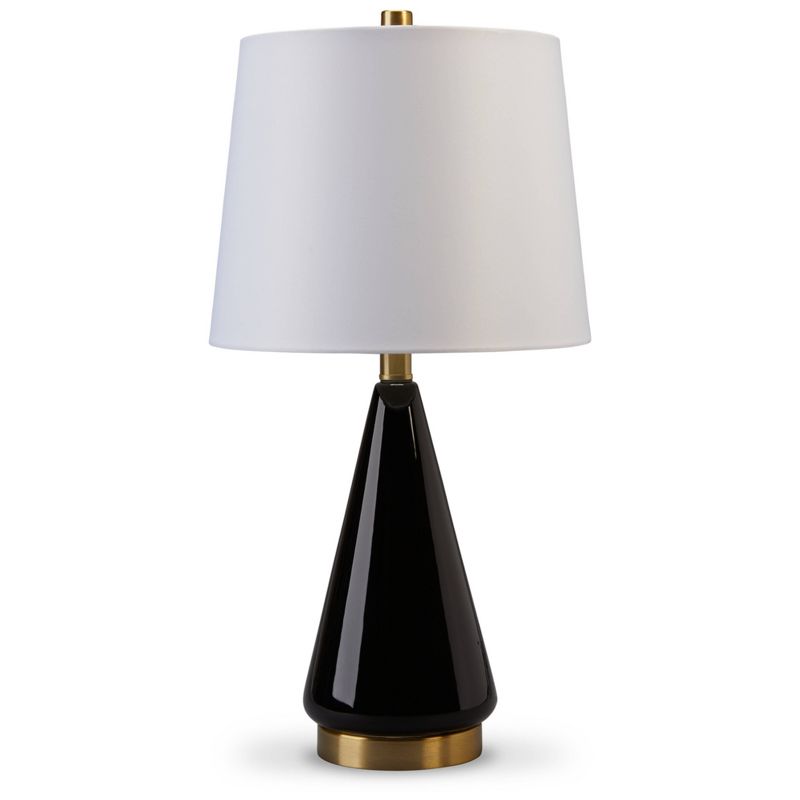 Signature Design by Ashley (Set of 2) Ackson Table Lamps Black/Brass, 1 of 6