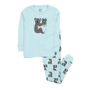 Leveret Kids Cotton Pajamas - Animal Print - 1 of 3