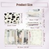 Unique Bargains Milk Cow Style 4 in 1 Detachable Hanging Roll Up Travel Makeup Bags and Organizers Beige Black - 3 of 4