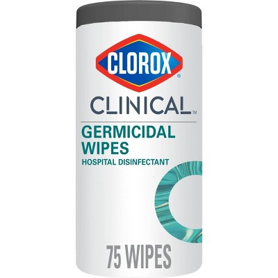 Clorox Clinical Germicidal Wipes - 75ct