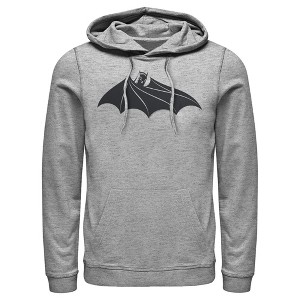 Men's Batman Logo Hidden Wing Pull Over Hoodie - 1 of 3