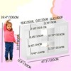 Gulches White Kids Bookshelf Toy Storage 3 Tier 4 Tier Stepped Montessori Organizer Stuffed Animal Holder Anti Tipping For Nursery Playroom - 2 of 4