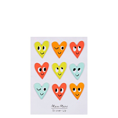 Meri Meri Happy Heart Puffy Stickers