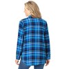 Woman Within Plus Size Classic Flannel Shirt - 3 of 4