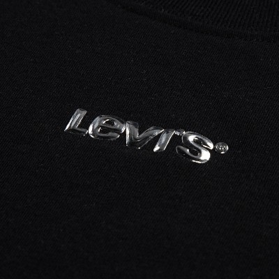 Levi's Boys' Short Sleeve Metallic Logo T-Shirt - Black XL — фото 4