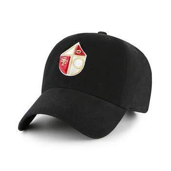 Men's Carhartt x '47 Black San Francisco 49ers Throwback Team Clean-Up  Adjustable Hat
